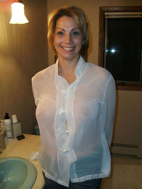 Blouse No Bra Mature Blouse No Bra Mature