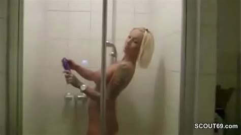 Friend of Son Caught German MILF in Shower and Seduce Fuck ...